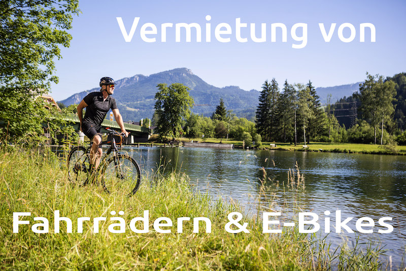 Vermietung von Fahrrädern und E-Bikes in Übersee Chiemsee