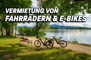 Vermietung von Fahrrädern und E-Bikes in Übersee am chimesee Südbike